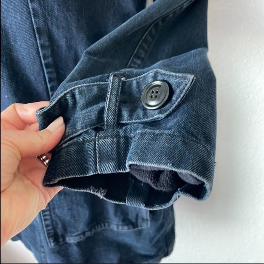 Habitual Denim Trench Jacket - Picture 3 of 8